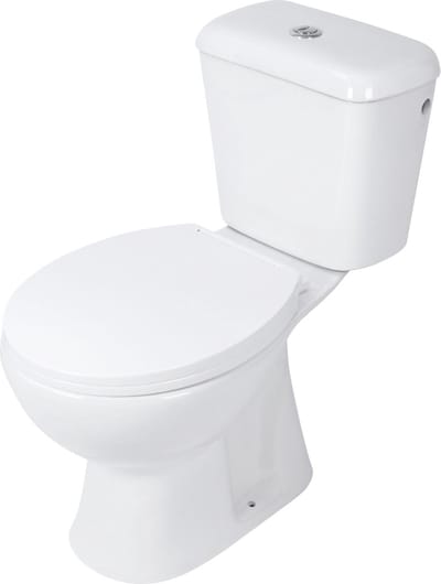 Differnz Toiletpot Duoblok Staand Achter Onder Onderuit Wit