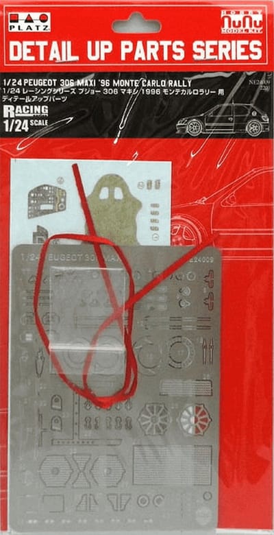 NUNU Modelbouwdecoratie - 24009 Peugot 306 Maxi - Detail Up Parts Photo-etch
