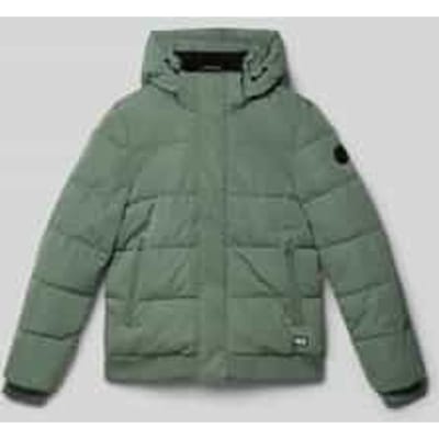 Gewatteerd jack met labelpatch, model 'HASWAR’