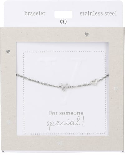 Depesche - Armband "Heart of Gold" - mot. 030 - V - silver