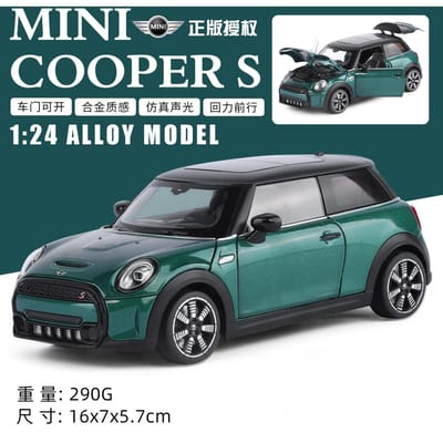 1:24 Mini Cooper S Lichtmetalen Auto Model Diecasts Metaal Klassieke Voertuigen Auto Model Simulatie Verzameling Speelgoed Cadeau