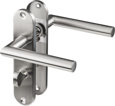 Rondo - WC-Slot RVS - Kort Rond Schild