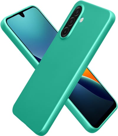 kwmobile telefoonhoesje geschikt voor Samsung Galaxy A17 4G / 5G - Hoesje voor smartphone - Back cover in metallic donkergroen