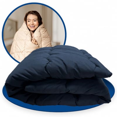 Zavelo Eazzy All-in-one-Dekbed Navy-1-persoons (140x200 cm)