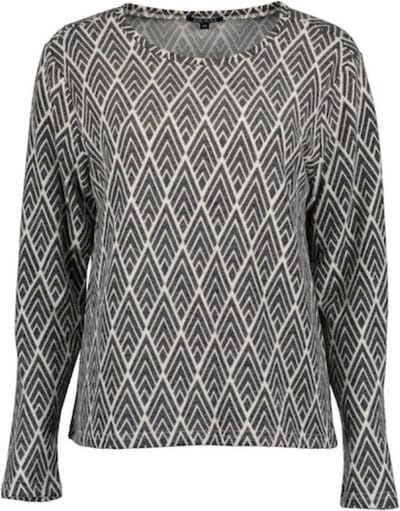 Blue Seven dames shirt - Shirt lange mouwen - 203460 - grijs/beige print - maat 40