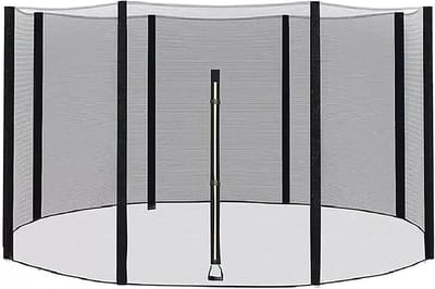 Trampoline Veiligheidsnet - Trampoline Onderdelen - Veilig Buiten Spelen - Universeel Ontwerp - Meerdere Maten - Zwart