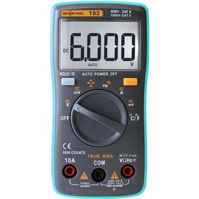 RICHMETERS RM102 LCD multimètre numérique DMM DC AC tension Diode testeur de température RM102