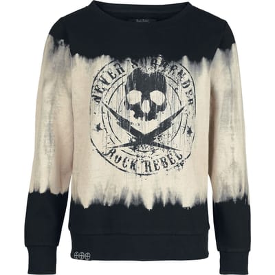 Rock Rebel by EMP - Rock Sweatshirts - Rebels & Reapers - S tot XXL - voor Vrouwen - zwart-grijs