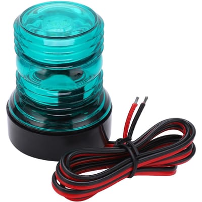 LED Boot Navigatielicht IP66 Waterdicht Omnidirectioneel 360 graden Anker Navigatielamp Groen Licht blue