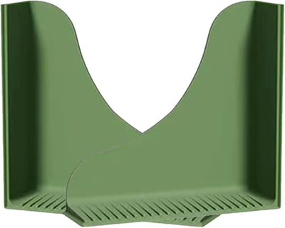 Badkuip Spatbescherming - Waterkering Douche - Badkamer Droog Houden - Sterke Zuignappen - 25x24x8 cm - Grijs
