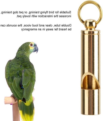 Ultrasone Hondenfluit voor Training, Gedrag en Herinnering - Aluminium Legering, Inclusief Ring voor Honden en Vogels, 5.5x1cm