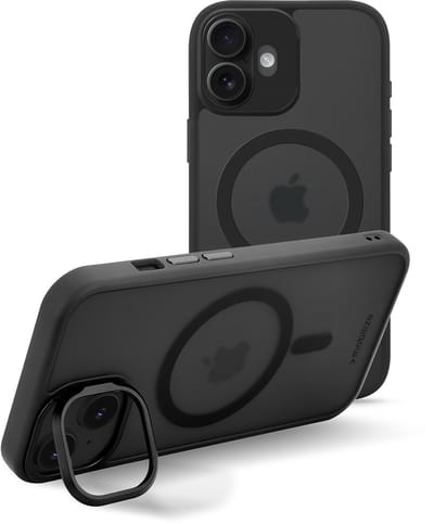 Mobilize Hoesje geschikt voor Apple iPhone 16 MagSafe Telefoonhoesje Hardcase | Mobilize Hybrid Pro Backcover Shockproof | Geschikt voor MagSafe | Geschikt voor Draadloos Opladen met Magnetische Ring | Geschikt voor MagSafe Case - Zwart