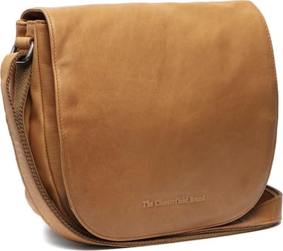 Chesterfield Millie Leren Schoudertas - Cognac