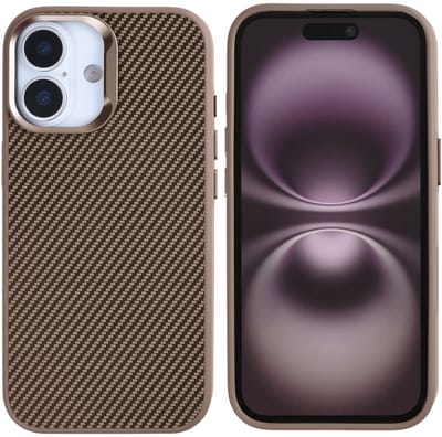 Rixus Mag Carbon With MagSafe For Apple iPhone 17 Brown