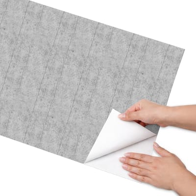 Coloray Meubel Wrap Folie - Grijs Meubelfolie - 50x100 cm - Decoratiefolie Grijze textuur - Meubel Wrap Folie - Industrieel / Loft Meubelfolie - Plakfolie Meubels - Keuken decoratie - Texturen