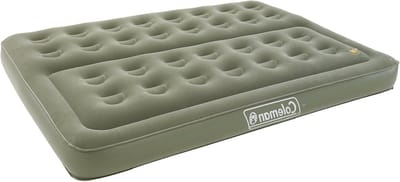Comfort Bed Double Indoor- Outdoor Luchtbed voor 2 Personen - Velours Logeerbed - Tweepersoons Luchtmatras voor Camping - Wandelen - Trekking - Festivals - 188 x 137 x 22 cm - 295 kg