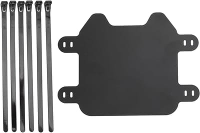 Motorfiets Voorplaat Nummerbord Fiets Kentekenplaat Mat Zwart ABS Stevige Constructie Eenvoudig te Installeren Geschikt voor Surron Light Bee X met Aggressief Ontwerp