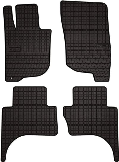 Wielganizator SolidPRO Serie - Zwarte Rubberen Automatten - Mitsubishi L200 V - Antislip - Model Specifiek