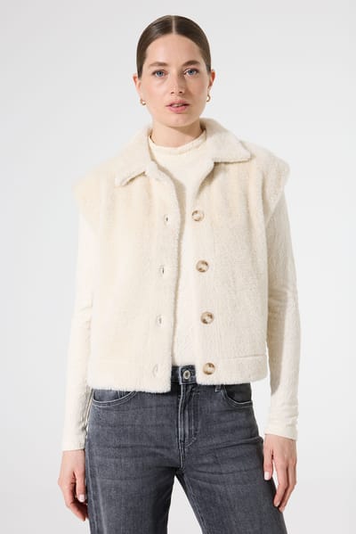 Garcia Ladies Jacket Turtledove Taglia: S | Giacche in ecopelliccia Outlet | Donna