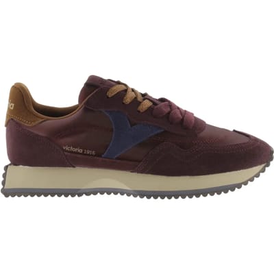 Nylon, metaal en nubucklederen sneakers Victoria Cosmos