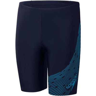 Speedo Jongens Zwemjammer Medley Logo Navy/Blauw