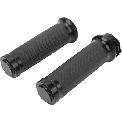 1 Paar 25mm Motorfiets Stuurgrepen Zwart Comfortabele Grip Geanodiseerd Universeel Roestvrij voor gray