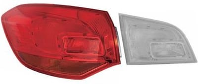 VanWezel 3751931 - Verre extérieur feu arrière gauche pour Opel Astra j 10-15 5p/d
