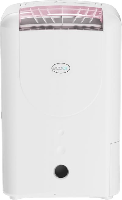 EcoAir Simple 7,5L (Pink) - Adsorptiedroger - Ontvochtigt tot 7.5L per dag – Voor ruimtes tot 60 m² - Zeer stil - Incl. wasdroogfunctie