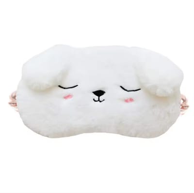 Slaapmasker Kind - Wit Hondje Puppy - Vanaf 5 jaar