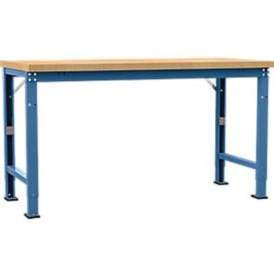 Manuflex werkbank Profi speciaal, tafelblad multiplex, 1750 x 700 mm, briljantblauw