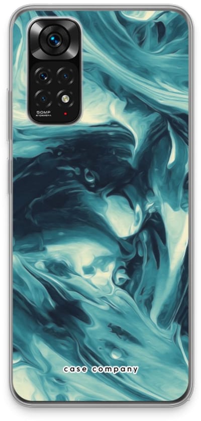 Case Company® - Hoesje geschikt voor Xiaomi Redmi Note 11 hoesje - Dreaming About Whales - Soft Cover Telefoonhoesje - Bescherming aan alle Kanten en Schermrand