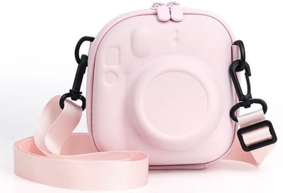 EtuiTab Fujifilm Instax Serie - Camera Etui - Roze - Synthetisch Leer - Met Schouderriem