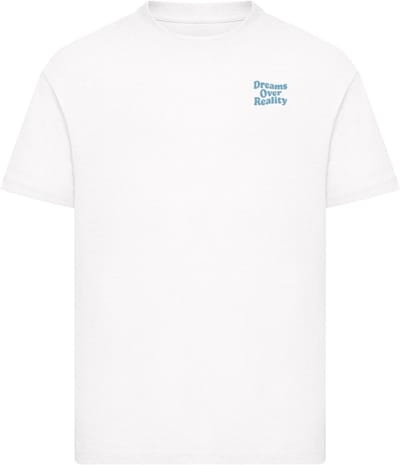 Mister Tee - Dreams Over Reality Wording Kinder Tshirt - Kids 110/116 - Wit