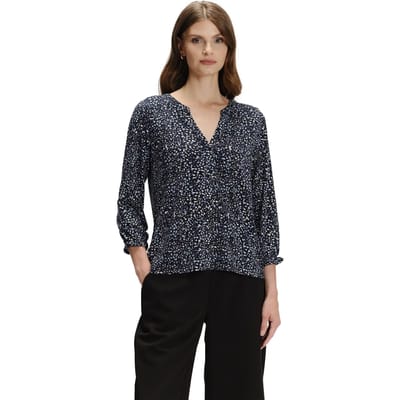Dames gebreide blouse met bloemenprint Greenpoint