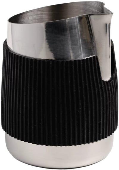 Melkkannetje Opschuim zonder handvat - 400ml – Zilver – RVS – Melkopschuimkan – Melkkan – Espressomachine - Barista Essentials