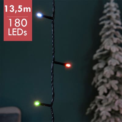 Basic Twinkle Lights 180led 13.5m multicolor | Lumineo 494151