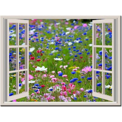 5D Diy Diamond Painting Scène Vensterborduurwerk Volledige ronde boor Kruissteek Bloem Strass 20X30CM gray