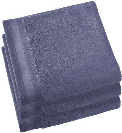De Witte Lietaer Handdoeken Contessa, Sapphire Blue - 50 x 100 cm - 3 stuks - Katoen