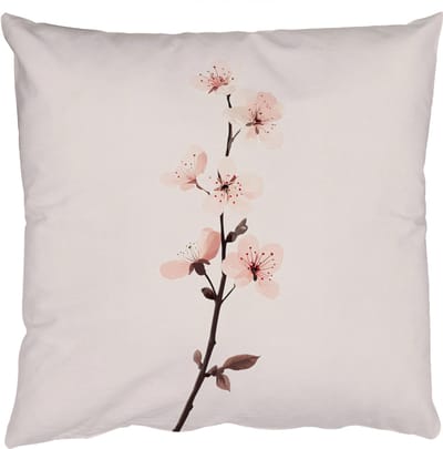 Sierkussens - Kussentjes Woonkamer - 50x50 cm - Minimalistisch - Bloesem - Tak - Roze