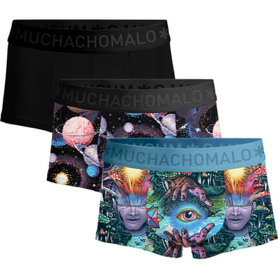 Muchachomalo Heren Trunks - 3 Pack - Maat 3XL - 95% Katoen - Mannen Onderbroek