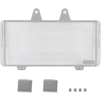 Grille de Radiateur en Acier Inoxydable pour Moto Housse de Protection pour Refroidisseur d'Huile Compatible avec R Nine T 14 17 white