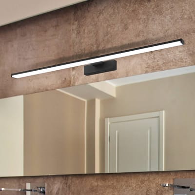 EGLO LED wandlamp Pandella 1, lengte 78 cm, zwart, aluminium