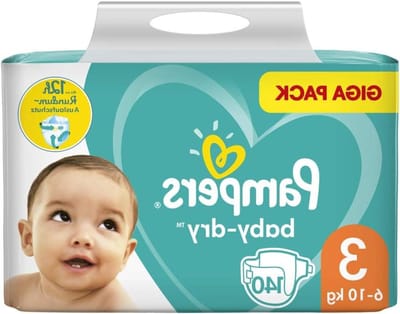 Babyluiers - Wegwerpluiers Luiers - Droog Houden Baby - 3-weg-beschermingssysteem - 6-10 kg - Wit