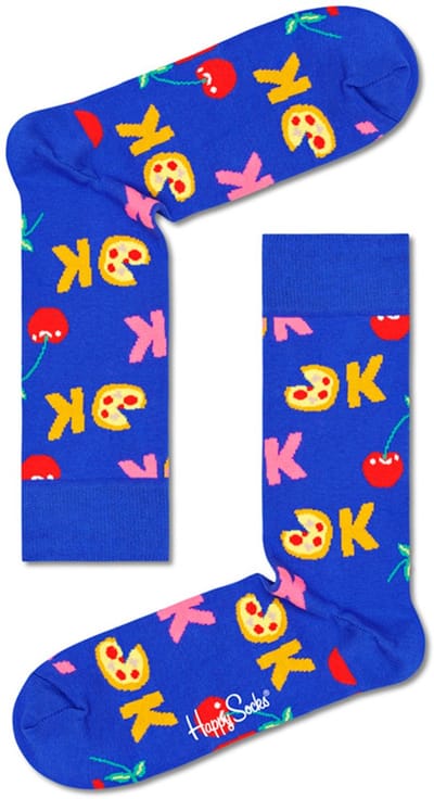 Happy Socks unisex sokken it's ok blauw