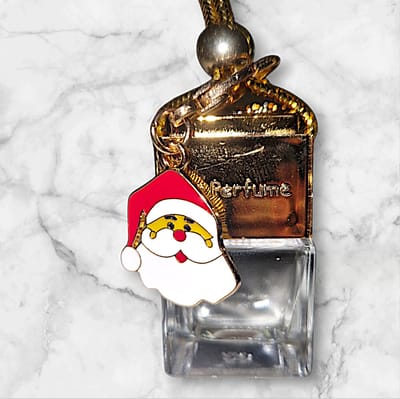 Autoparfum Christmas Hug | met geluksbrenger SANTA | 8ml | Forrest | Wenskaartje | Traditional Hammam Ritual Overseas | Auto parfum | Autogeurtje - Giftset - Verjaardagscadeau - Cadeau heren/dames | Auto parfum | Luchtverfisser