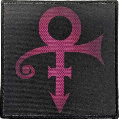Prince - Hexagonally Textured Symbol Patch - Zwart