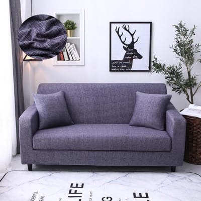 Kruispatroon Elastische Bankhoes Stretch Bankhoezen Voor Woonkamer Bankhoes Loveseat Bankhoezen 1-seater 90-140cm