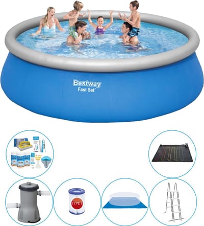 Fast Set Rond 457x122 cm - 8-delig - Zwembad Combi Deal