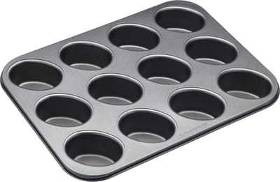MasterClass brownieblik met 12 vakjes en anti-aanbak laag - 35,5 x 26,5 cm