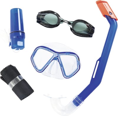 Kinders snorkelset met duikbril en snorkel - Geschikt voor zwemmen en snorkelen